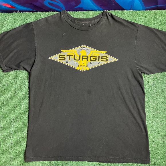 58th Annual Sturgis Rally Tee (1998) - Picture 2 of 3